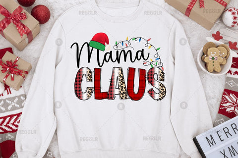 Mama claus Sublimation Design Sublimation Regulrcrative 
