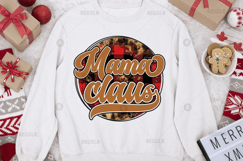 Mama claus Sublimation Design Sublimation Regulrcrative 