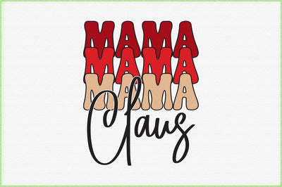 Mama Claus svg design SVG Creativeart88 