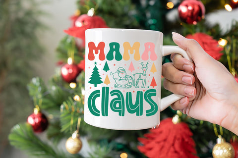 Mama claus SVG Design SVG Regulrcrative 