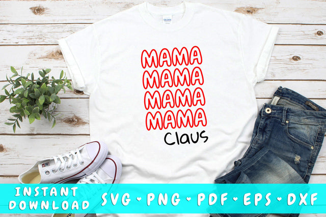 Mama Claus SVG SVG HappyDesignStudio 
