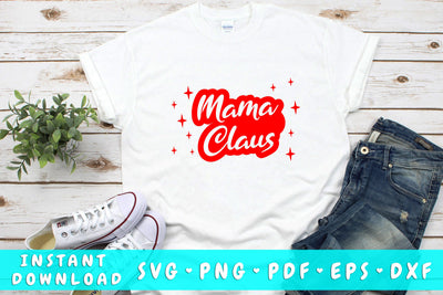 Mama Claus SVG SVG HappyDesignStudio 