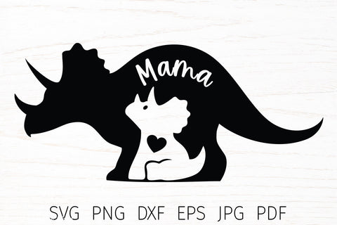 Mama dinosaur svg, mom and baby svg, mothers day SVG Digital Rainbow Shop 