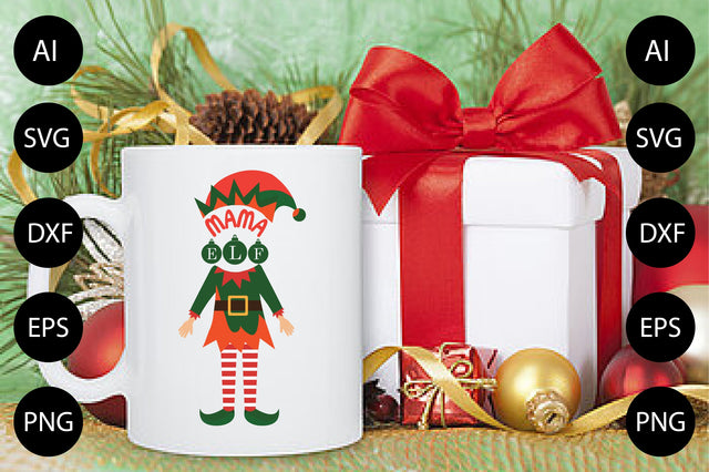 Mama Elf SVG CraftlabSvg29 