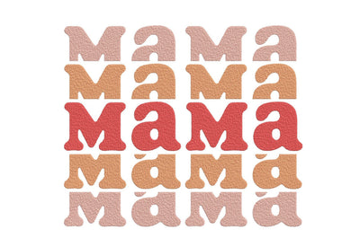 Mama Embroidery Design, Mothers Day Embroidery File, 4 sizes, Instant Download Embroidery/Applique DESIGNS Nino Nadaraia 