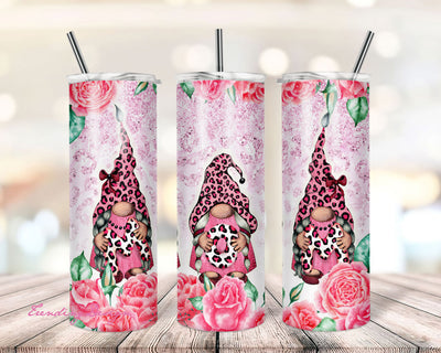 Mama Gnome Tumbler PNG, Mom Gnome Tumbler Wrap Floral Tumbler Design Sublimation TrendingDesign 