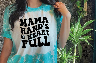 Mama hands and heart full, Mama Svg Bundle, Retro Mama Svg, Mom Life Svg, Mama Png, Blessed Mama Svg, Boy Mama Svg, Mom t-shirt designs SVG MD mominul islam 