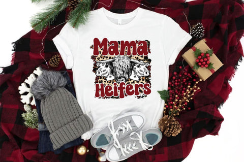Mama Heifer Christmas Sublimation Sublimation Jagonath Roy 