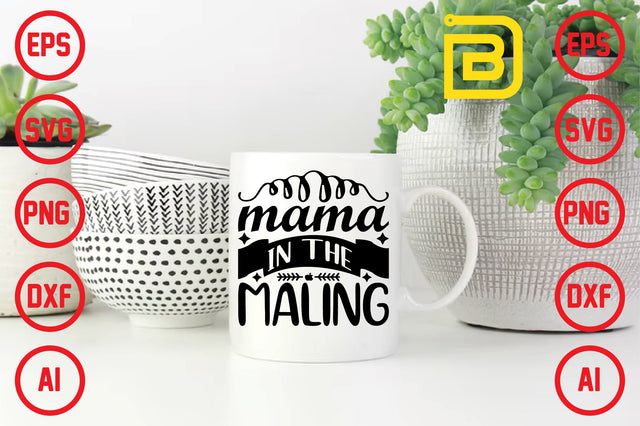 Mama In The Maling SVG Craftlabsvg24 