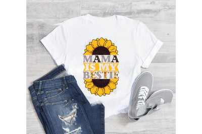 mama is my bestie Sublimation designartist 