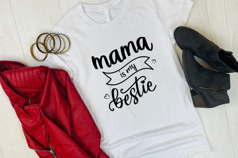 Mama is my bestie svg, Mother's Day svg SVG SmmrDesign 