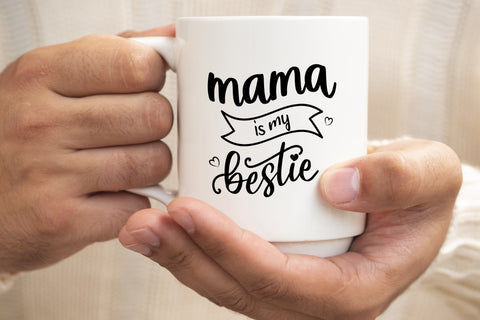 Mama is my bestie svg, Mother's Day svg SVG SmmrDesign 