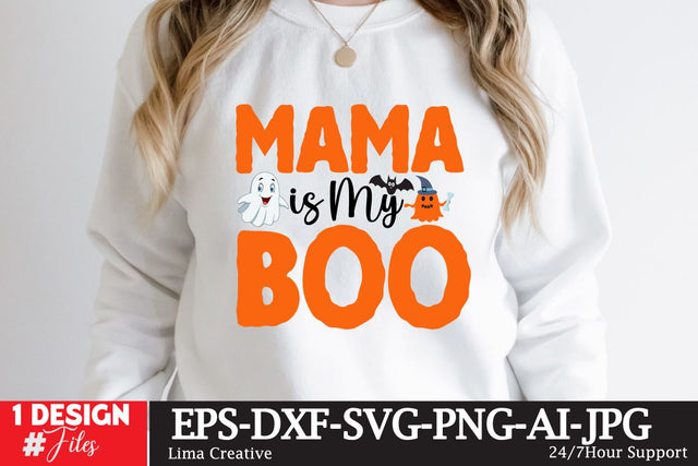 Mama IS My Boo SVG Cut File SVG Insomnia Std 