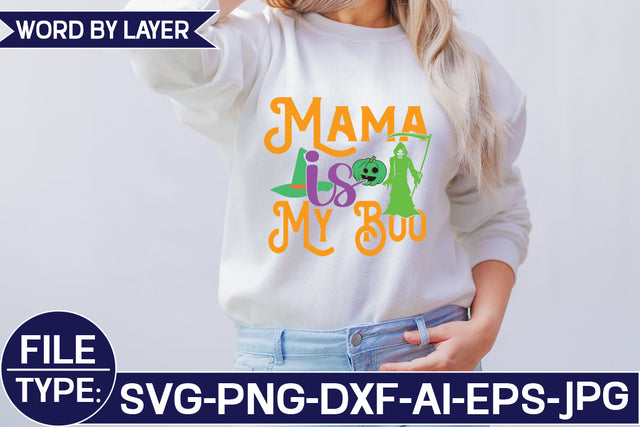 Mama is My Boo SVG Cut File SVG Studio Innate 
