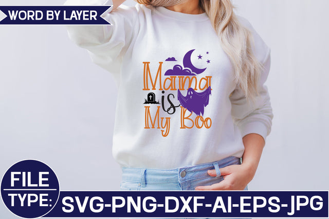 Mama is My Boo SVG Cut File SVG Studio Innate 