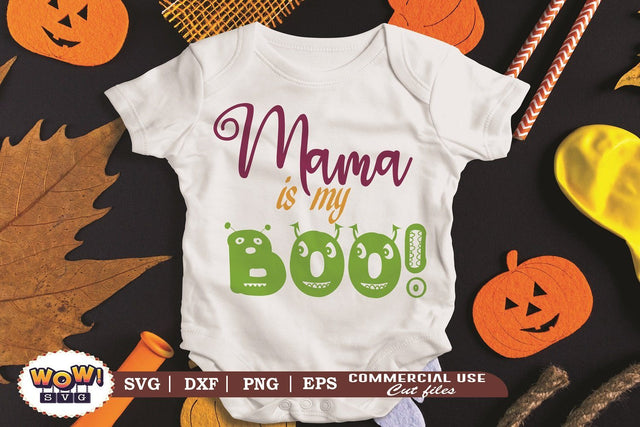 Mama is my boo svg, dxf, png, horror svg, Halloween cutting file, 31st october svg, Halloween svg, Halloween cricut file, boo, Hocus pocus svg SVG Wowsvgstudio 