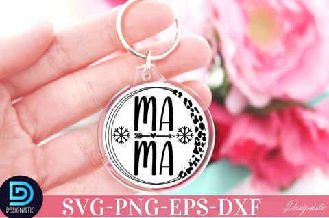 Mama Keychain SVG Bundle, Mama Keychain Bundle, Keychain Quotes Bundle SVG DESIGNISTIC 