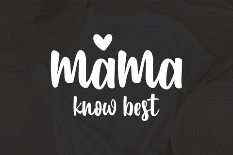 Mama Know Best Svg, Mom Mode Svg, Mother's Day Svg,Mom Life Svg, Woman Shirt Svg, Wavy Stacked Svg SVG Fauz 