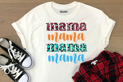 Mama Leopard Print Sublimation Design Sublimation Happy Printables Club 