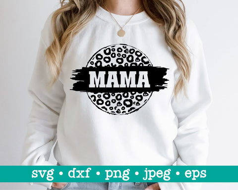 Mama leopard svg, Mama leopard png, Mother svg, Mama cut file, Mama svg, Gift for mom svg, Mommy svg, Mom svg, Leopard svg SVG MAKStudion 