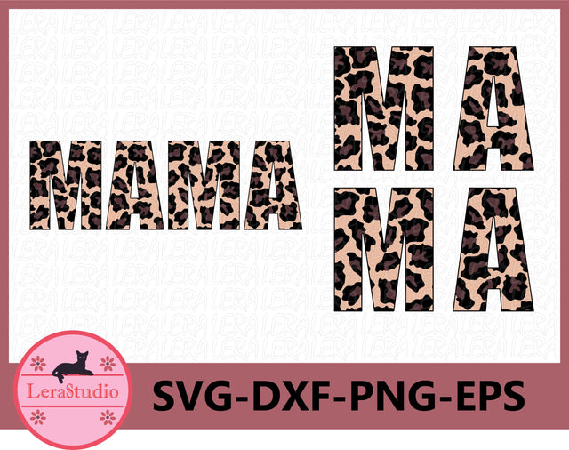 Mama Leopard Svg SVG Lerastudio 