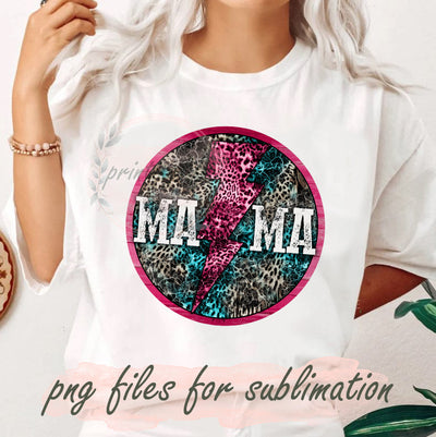 Mama Lightning Bolt Png, Mama Leopard Design Png, Mama Sublimation Png, Retro Mama Png, Mother's Day Png, Instant Download Sublimation PrintingLife 