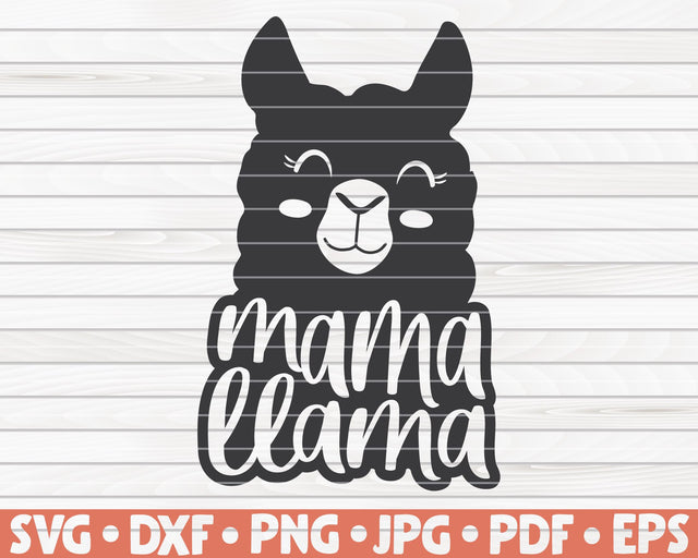 Mama llama SVG | Mother's Day quote SVG HQDigitalArt 