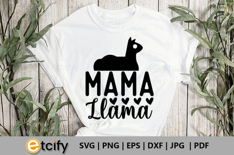 Mama llama SVG SVG etcify 