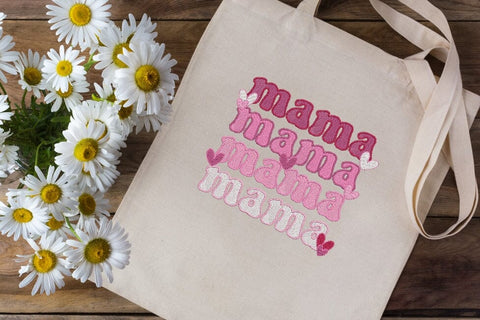 Mama , Mama Valentine , Groovy Valentine , Retro valentines. Embroidery/Applique DESIGNS ArtEMByNatalia 