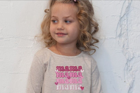 Mama , Mama Valentine , Groovy Valentine , Retro valentines. Embroidery/Applique DESIGNS ArtEMByNatalia 