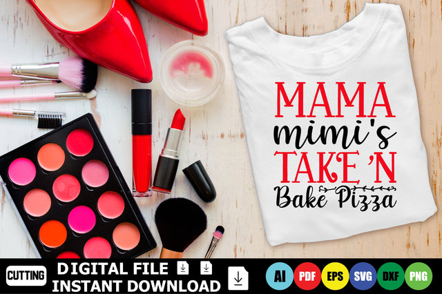 Mama Mimi's Take 'N Bake Pizza SVG Shahin alam 