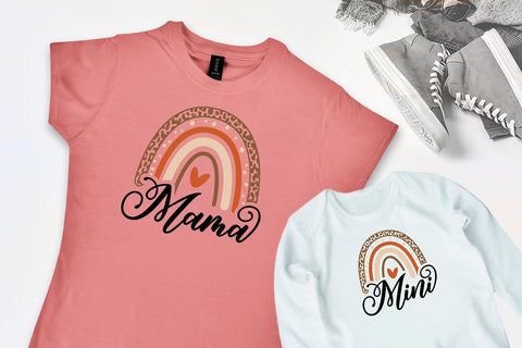 Mama Mini Rainbow SVG SVG VectorSVGdesign 