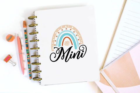 Mama Mini Summer Rainbow SVG SVG VectorSVGdesign 
