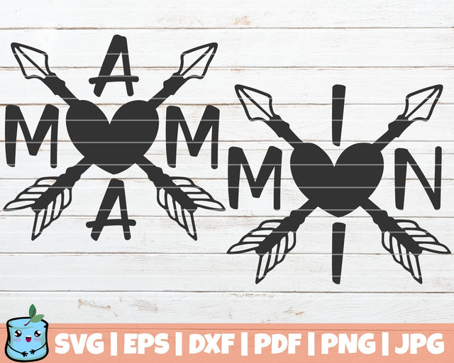 Mama / Mini SVG MintyMarshmallows 