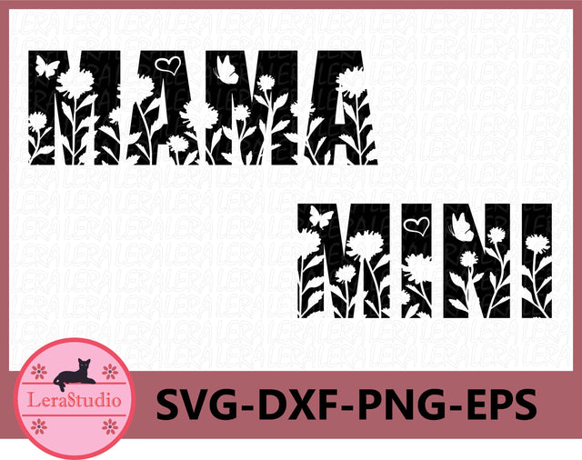Mama Mini Svg SVG Lerastudio 