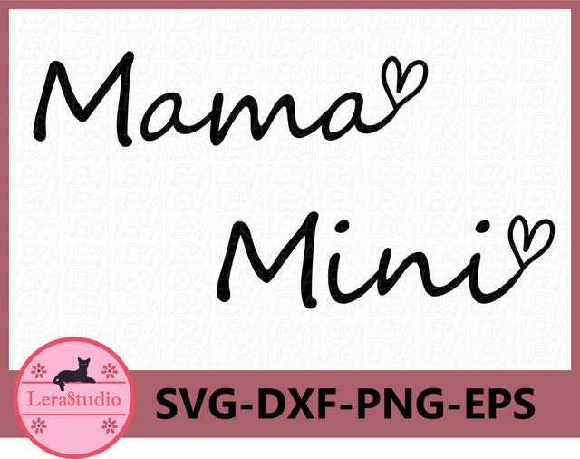 Mama Mini Svg SVG Lerastudio 