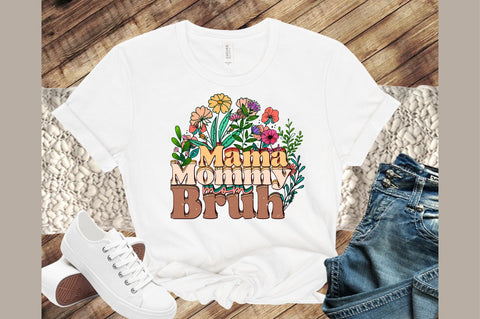 Mama Mommy Mom Bruh PNG Sublimation Sublimation designartist 