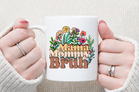 Mama Mommy Mom Bruh PNG Sublimation Sublimation designartist 