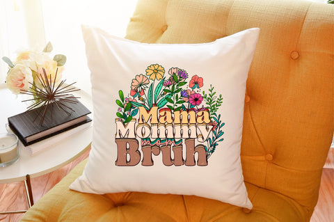 Mama Mommy Mom Bruh PNG Sublimation Sublimation designartist 