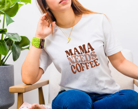 Mama Needs Coffee SVG Bundle, 4 Designs, Coffee Mom SVG, Mom Life SVG, Mother's Day SVG, Mom Shirt SVG SVG HappyDesignStudio 