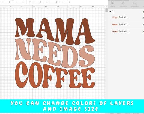 Mama Needs Coffee SVG Bundle, 4 Designs, Coffee Mom SVG, Mom Life SVG, Mother's Day SVG, Mom Shirt SVG SVG HappyDesignStudio 