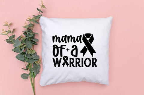 Mama of a warrior SVG SVG DESIGNISTIC 