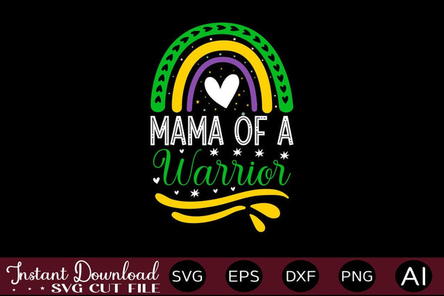 Mama Of A Warrior SVG SVG designmaster24 