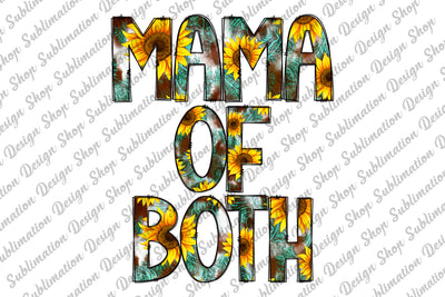 Mama Of Both Png, Mama Sublimation, Western Png, Sunflowers Png, Mama Png, Floral Mama Png, Sublimation Designs Download, Digital Download Sublimation SublimationDesignShop 