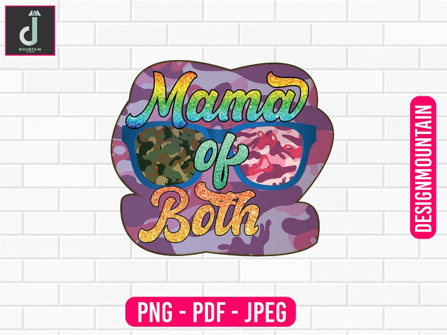mama of both PNG Sublimation Design, Mom Bundle PNG, Mother's Day png Sublimation Alihossainbd 