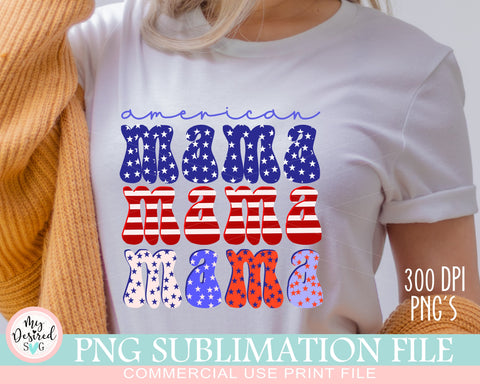Mama PNG, Fourth Of July Mama Png, 4th Of July Png For Shirt, Mom Life Png, God Bless The USA PNG, 4th Of July Sublimation Design, America Flag Png Sublimation MyDesiredSVG 