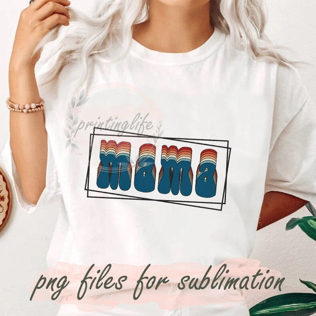 Mama Png, Frame Mama Png, Mother's Day Png, Mama Png Distressed, Mother's Day Png For Shirts, Mother's Day Design, Mama Sublimation Sublimation PrintingLife 
