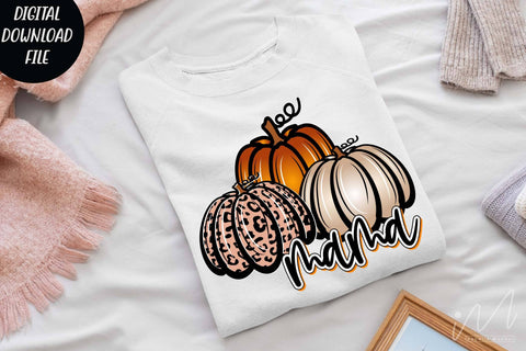 Mama pumpkin png, Mama halloween shirt, Fall Mama t shirt, Pumpkin sweet shirt, Happy Halloween cut file, Halloween cricut, Mama t shirt png SVG Isabella Machell 