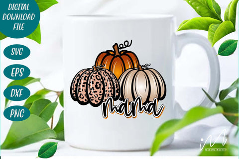 Mama pumpkin png, Mama halloween shirt, Fall Mama t shirt, Pumpkin sweet shirt, Happy Halloween cut file, Halloween cricut, Mama t shirt png SVG Isabella Machell 
