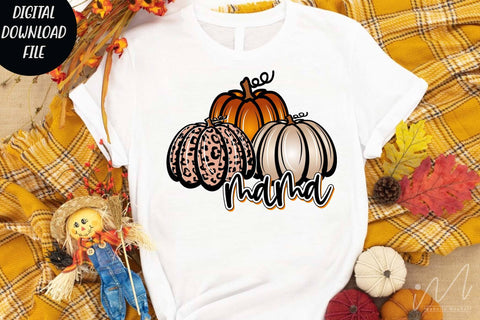 Mama pumpkin png, Mama halloween shirt, Fall Mama t shirt, Pumpkin sweet shirt, Happy Halloween cut file, Halloween cricut, Mama t shirt png SVG Isabella Machell 
